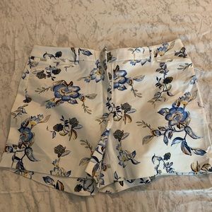 White House black market floral shorts